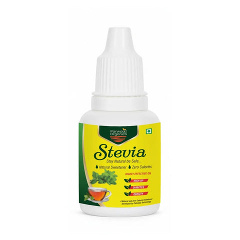 Parwaaz Stevia Drops – Zero Calorie, Diabetic-Friendly Sweetener