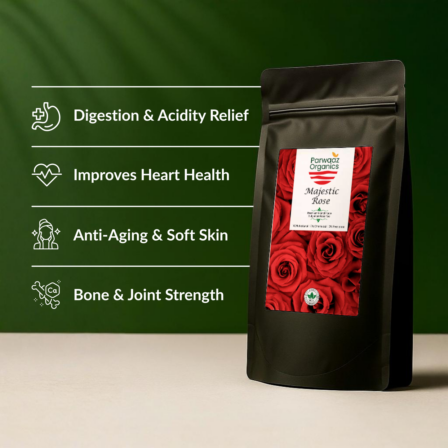 Majestic Rose Green Tea